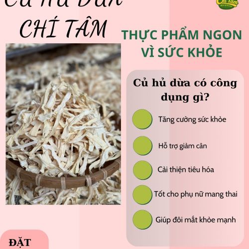 CỦ HỦ DỪA SẤY KHÔ