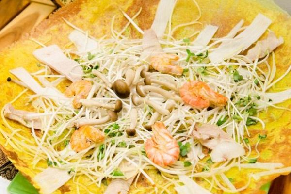 Cách làm bánh xèo củ hủ dừa