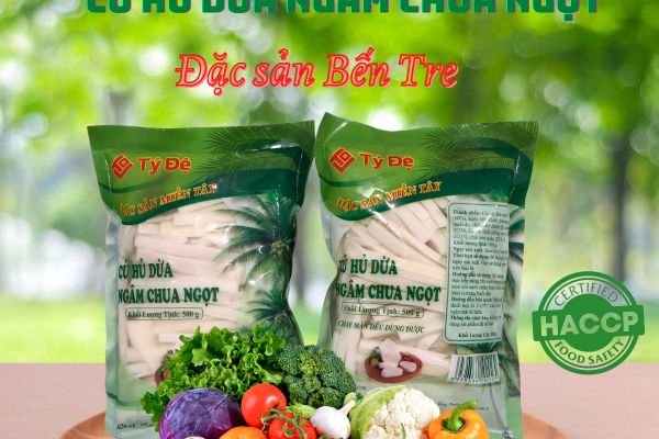 Thông tin giới thiệu sản phẩm củ hủ dừa đóng gói Chí Tâm