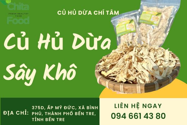 CỦ HỦ DỪA SẤY KHÔ