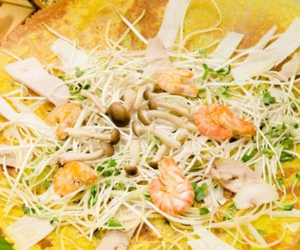 Cách làm bánh xèo củ hủ dừa