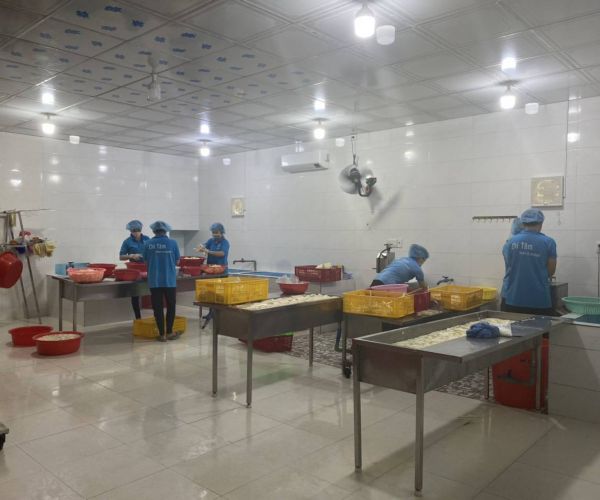 Giới thiệu hình ảnh tại nhà máy củ hủ dừa Chí Tâm