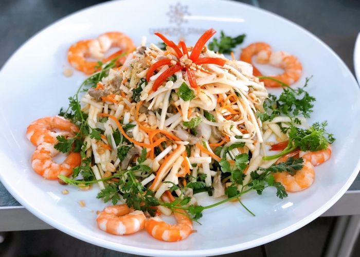 Cách làm Gỏi Củ Hủ Dừa Tôm Thịt ngon 