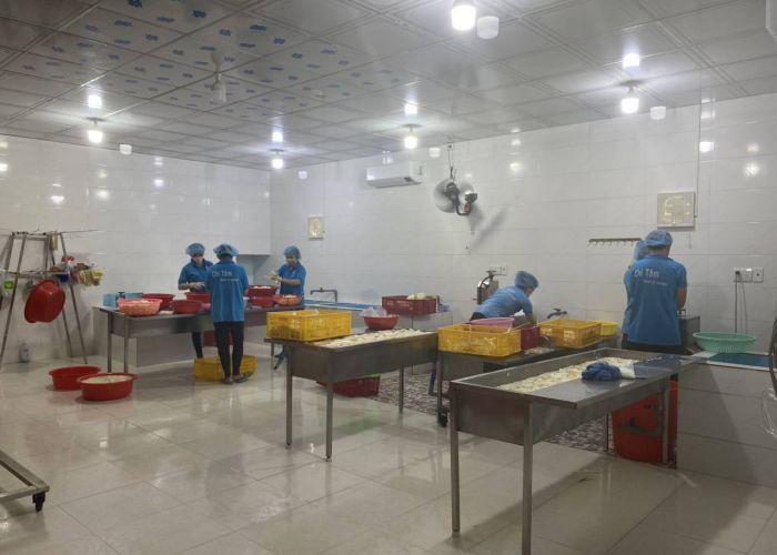 Giới thiệu hình ảnh tại nhà máy củ hủ dừa Chí Tâm