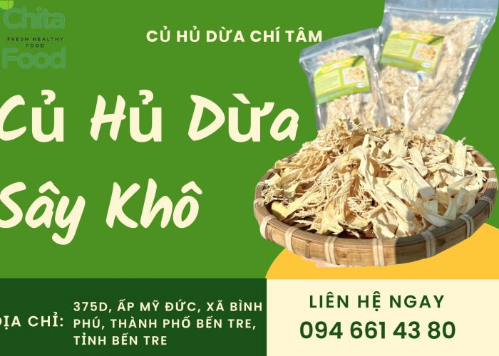 CỦ HỦ DỪA SẤY KHÔ
