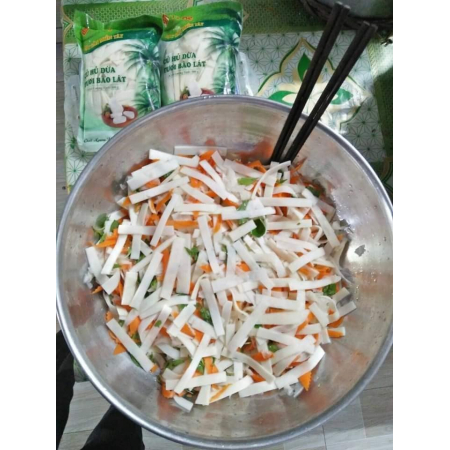 Củ hủ dừa tươi bào lát Tỷ Đệ