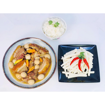 Củ hủ dừa tươi ngâm chua ngọt Tỷ Đệ